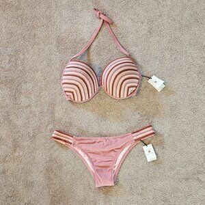 Shade & Shore Bikini, NWT Top: 36DD,  Bottom:  XL